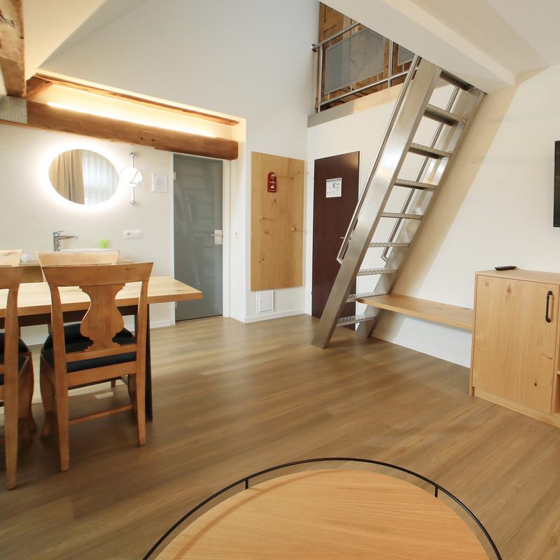 Wohnbereich im Familienzimmer