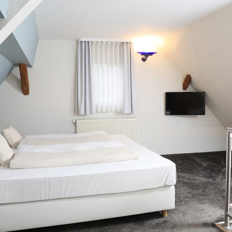 Bett im Familienzimmer