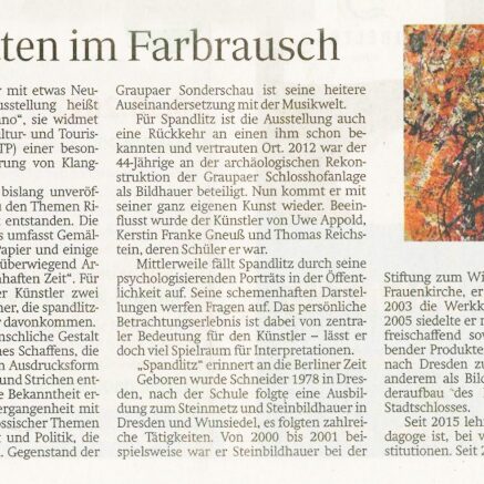 Sächsische Zeitung, 17.10.2022, Graupas Wagnerstätten im Farbrausch