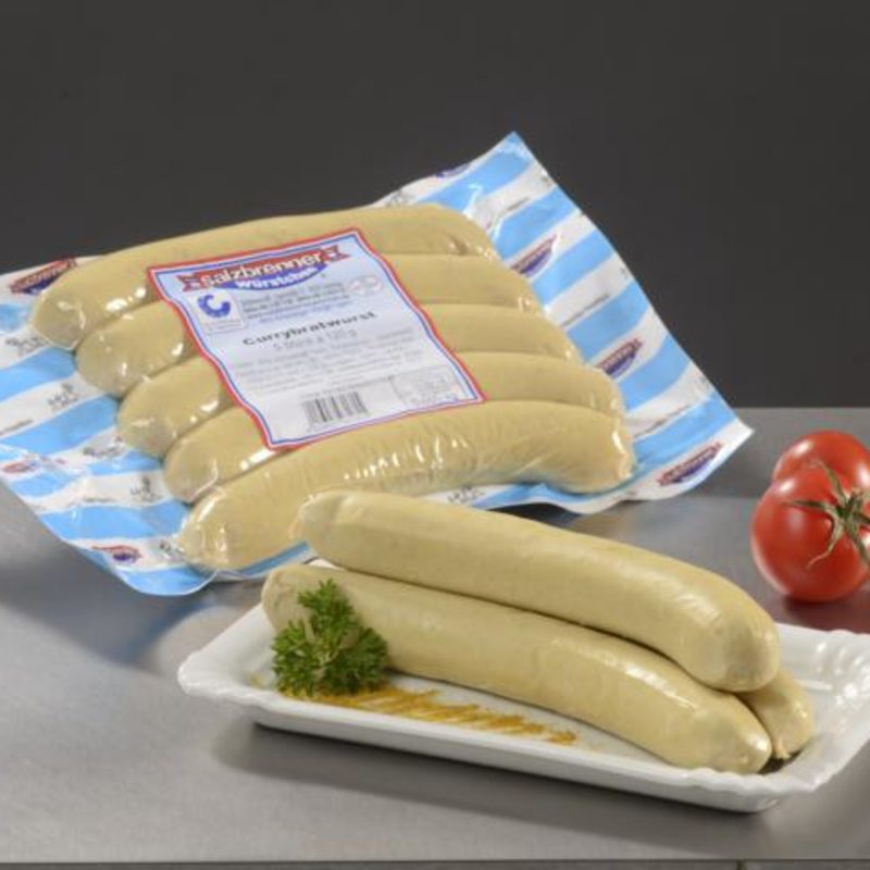 Currybratwurst gelb 5x120g
