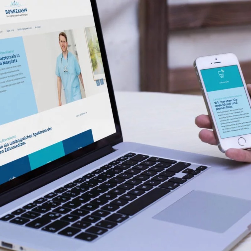 Dentist Bonnekamp: webdesign