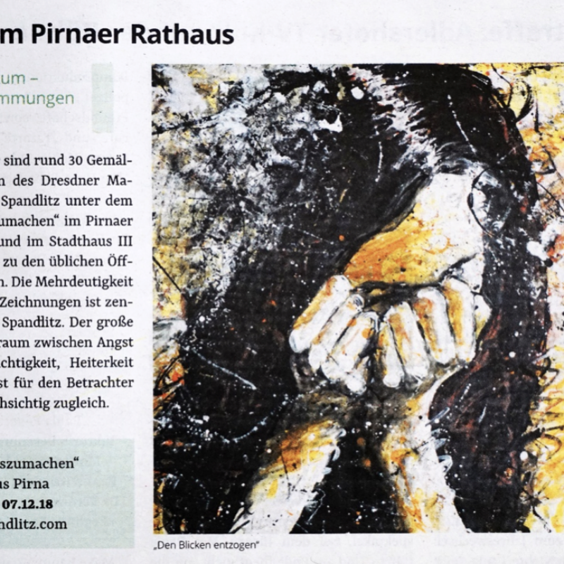 Theater Courier, Ausgabe Oktober 2018, Spandlitz im Pirnaer Rathaus
