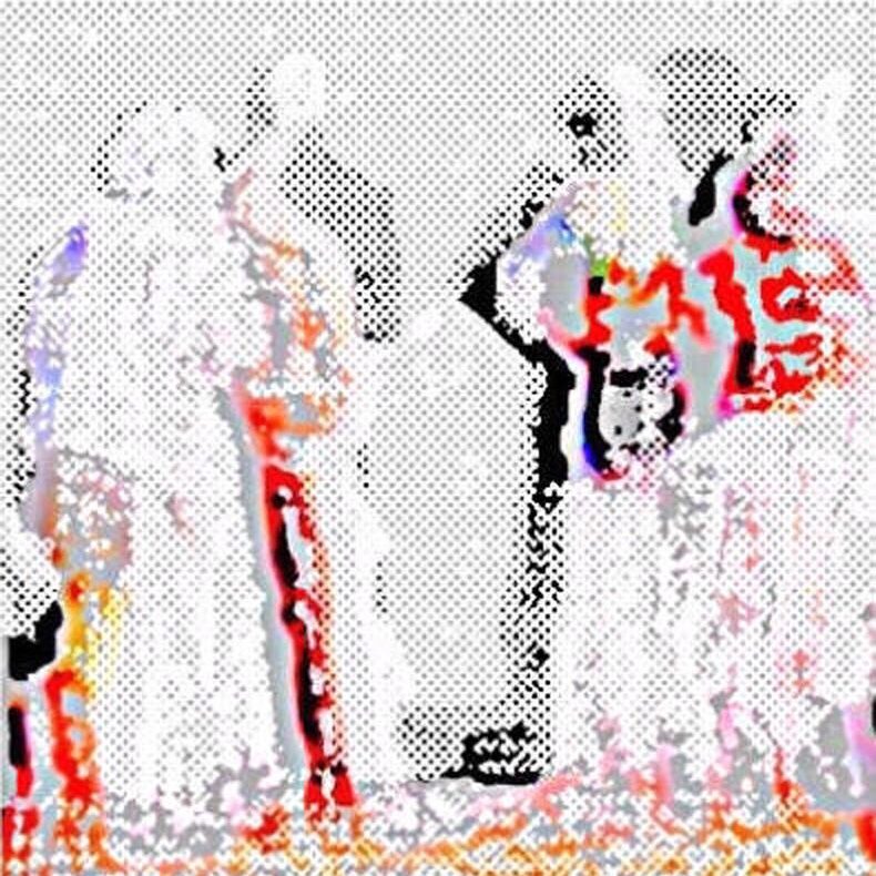 REISEGRUPPE IN DER WÜSTE 6, 2009, Fotografik, Inkjet-Druck auf Aquarellkarton, 34x50cm