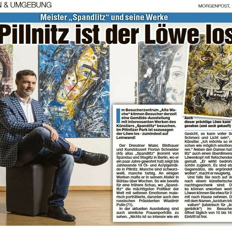 Morgenpost Sachsen/Tag24, 16.11.2023, In Pillnitz ist der Löwe los