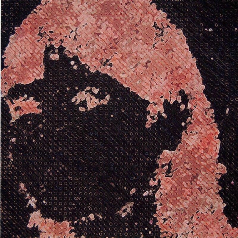 GESICHTER 14, Computergrafik, Inkjet-Druck auf Papier / Leinen-Print, 2007/08