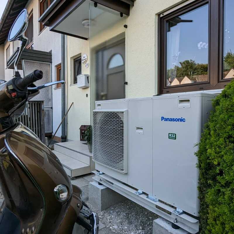 REFERENZEN: Wärmepumpe im Freien