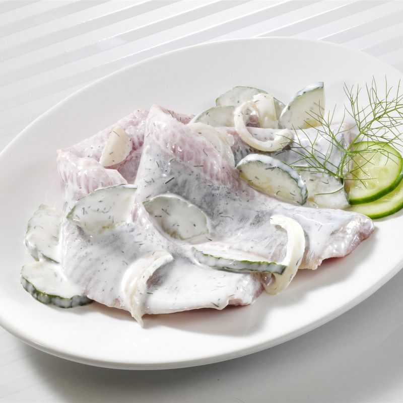 Matjesfilet in Dillrahm