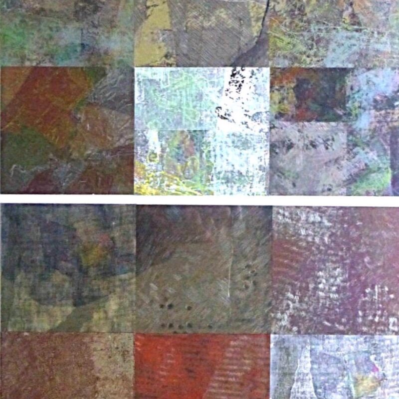 KOMPOSITIONEN 1 & 2, 2017-2019, Foto-Druck auf Alu-Dibond, je 30x30cm