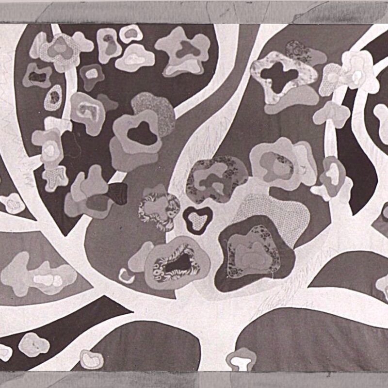 DEKORATIVE BLUMEN- UND PFLANZENMOTIVE 2, 1977, genäht