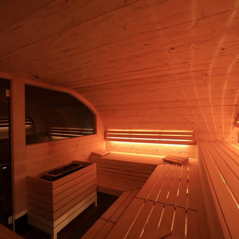 Sauna von innen