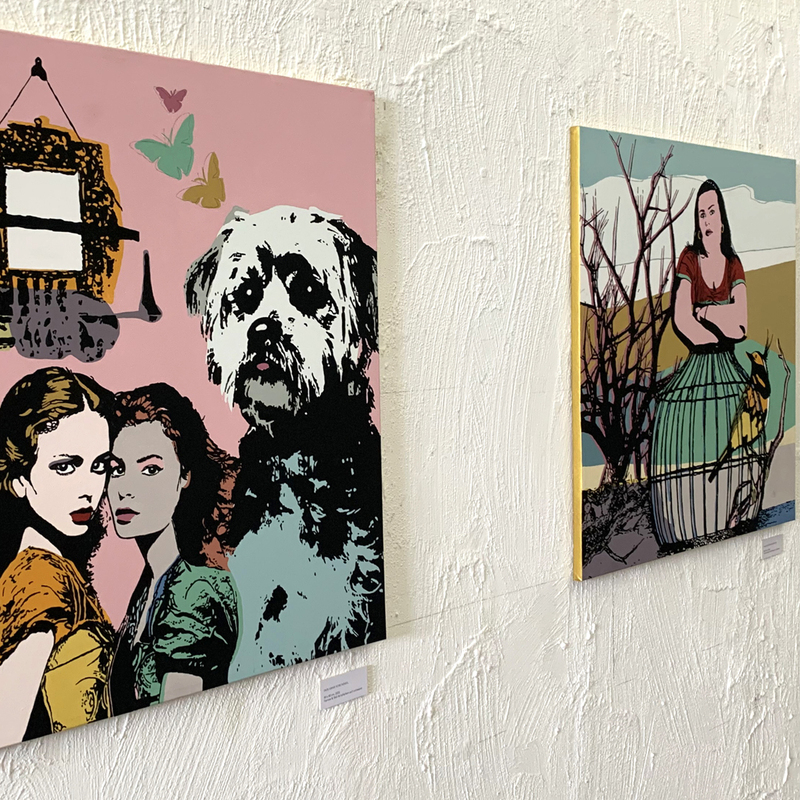 Bildmotive: 'Der arme Strummel‘ und 'Das goldgrüne Hähnchen‘