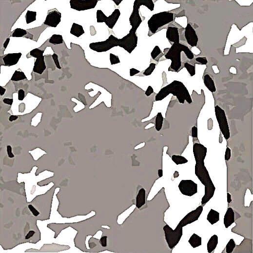 GESICHTER 9, 2007/08, Computergrafik, Inkjet-Druck auf Papier / Leinen-Print