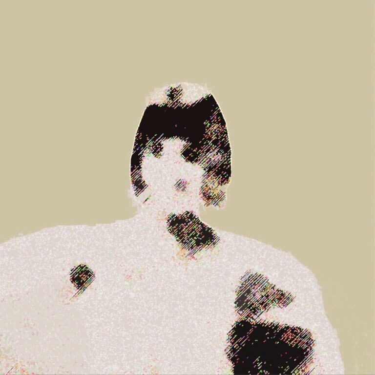 INGRID 2 - nach einem alten Fotonegativ 1, 2010/11, Fotografik, Inkjet-Druck, 50x50cm