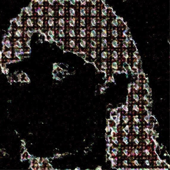 GESICHTER 15, 2007/08, Computergrafik, Inkjet-Druck auf Papier / Leinen-Print