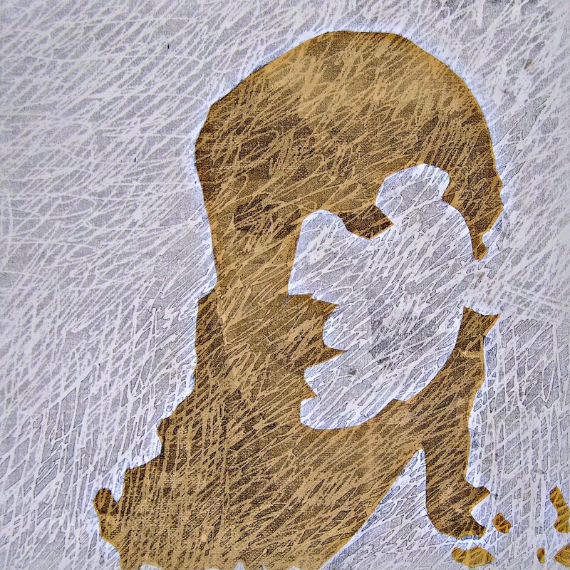 GESICHTER 7, 2007/08, Computergrafik, Inkjet-Druck auf Papier / Leinen-Print