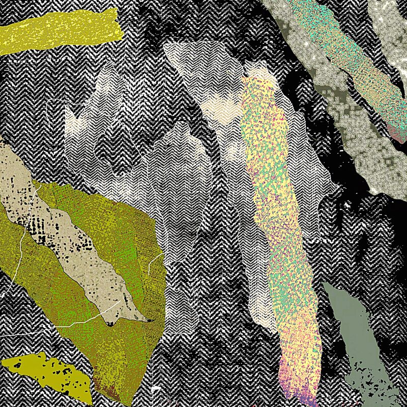 STOFF-BILDER 13, 2014, Serie, Inkjetdruck auf Papier, 50x50cm