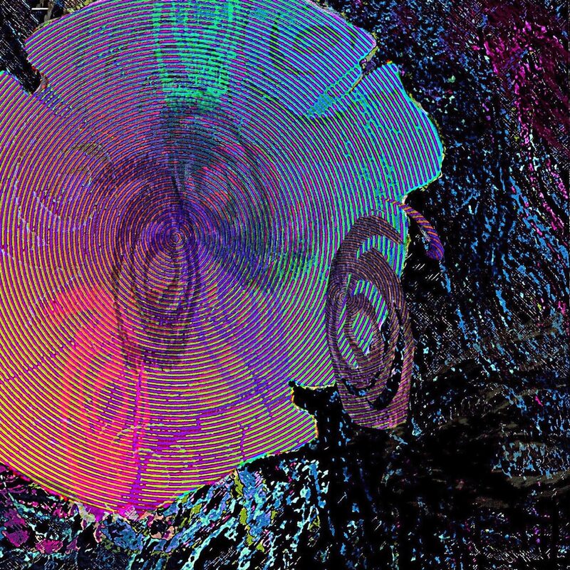 BUHNEN BEI NACHT 4, 2019, Foto-Druck auf Alu-Dibond hinter Acryl-Glas, 15x15cm 