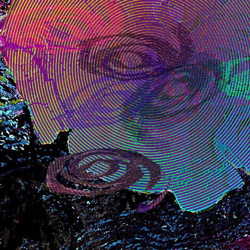 BUHNEN BEI NACHT 2, 2019, Foto-Druck auf Alu-Dibond hinter Acryl-Glas, 15x15cm 