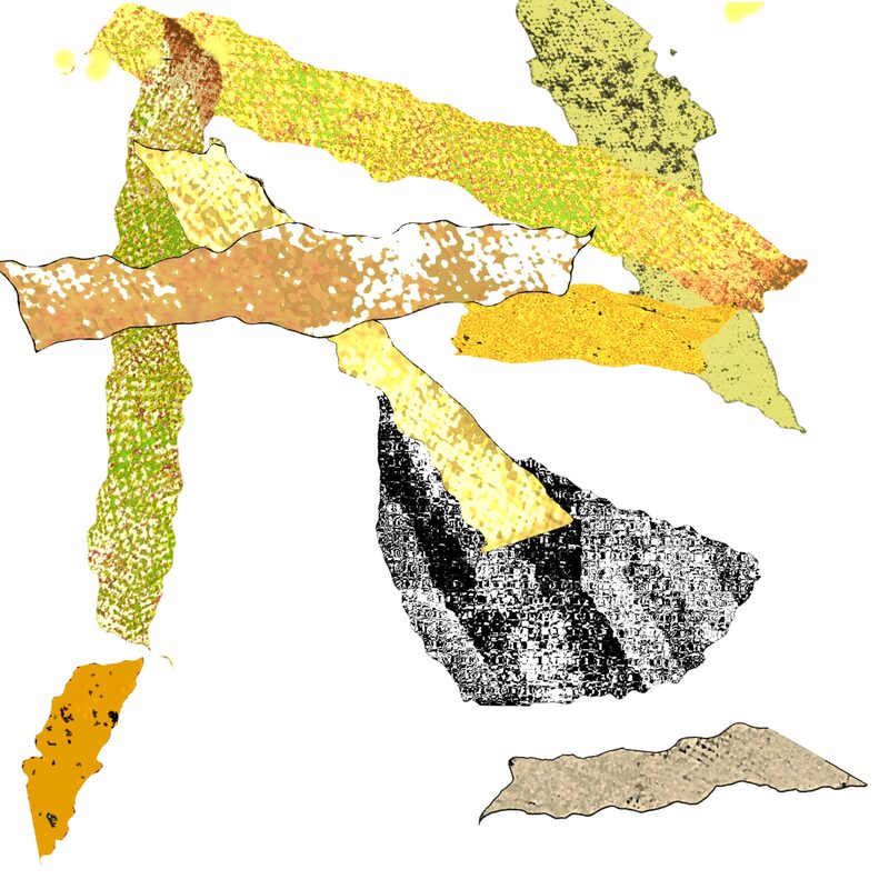 VERFLECHTUNGEN 5, 2020, Foto-Druck auf Alu-Dibond, 15x15cm