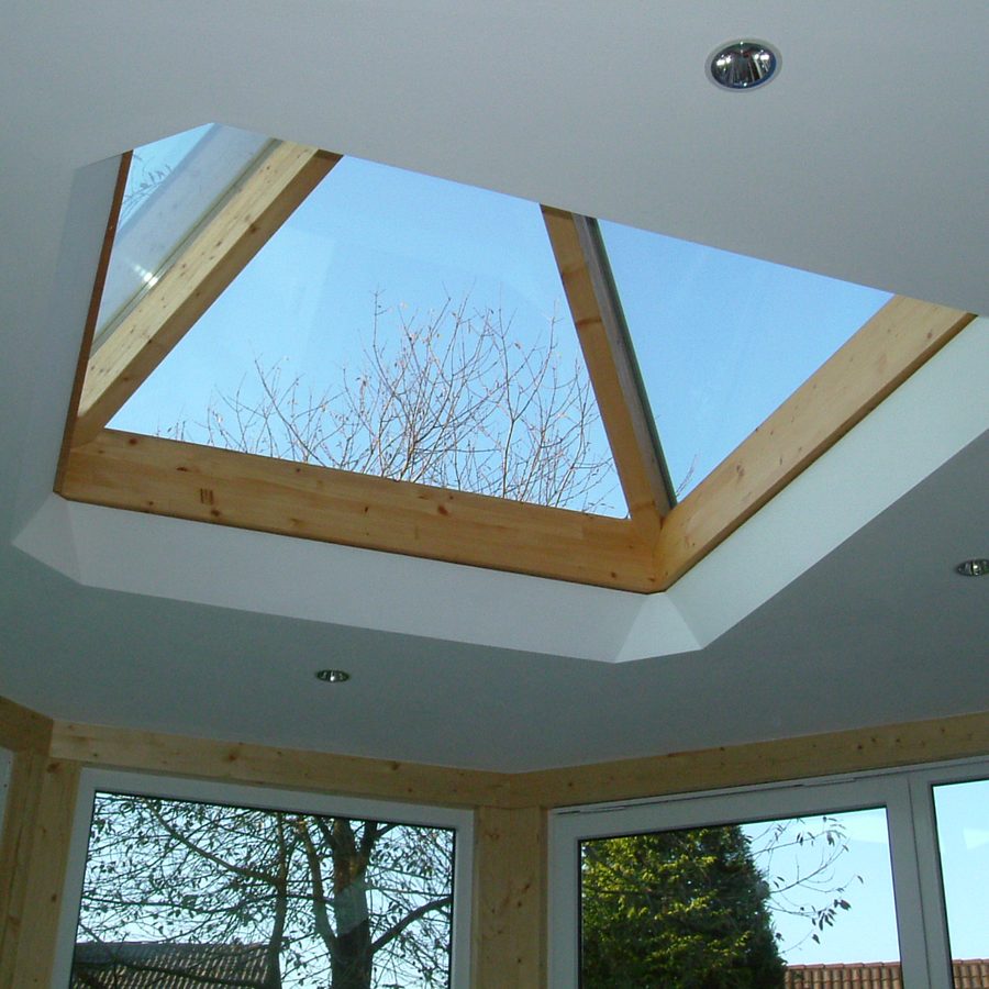 Wintergarten mit Dachfenster