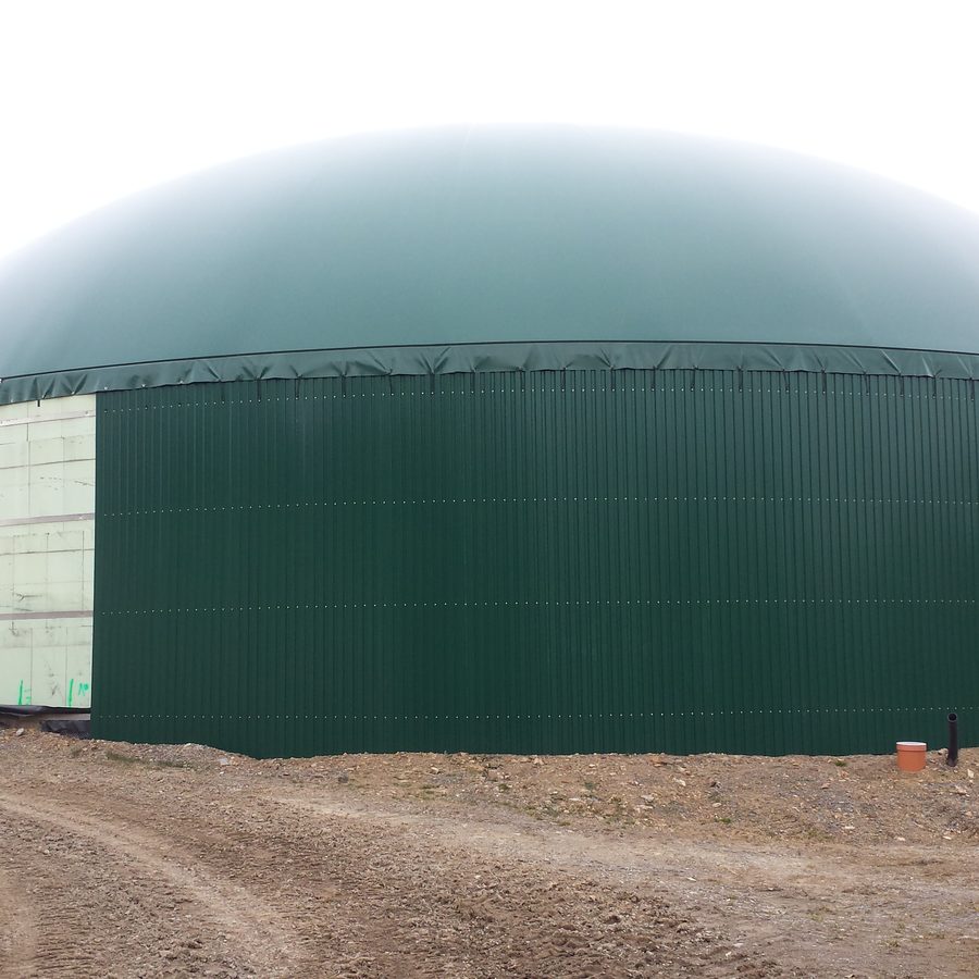 Bau einer Biogas-Anlage